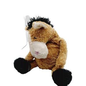 Windhorse Plush Critters Horse Pony Brown White 12" Stuffed Animal